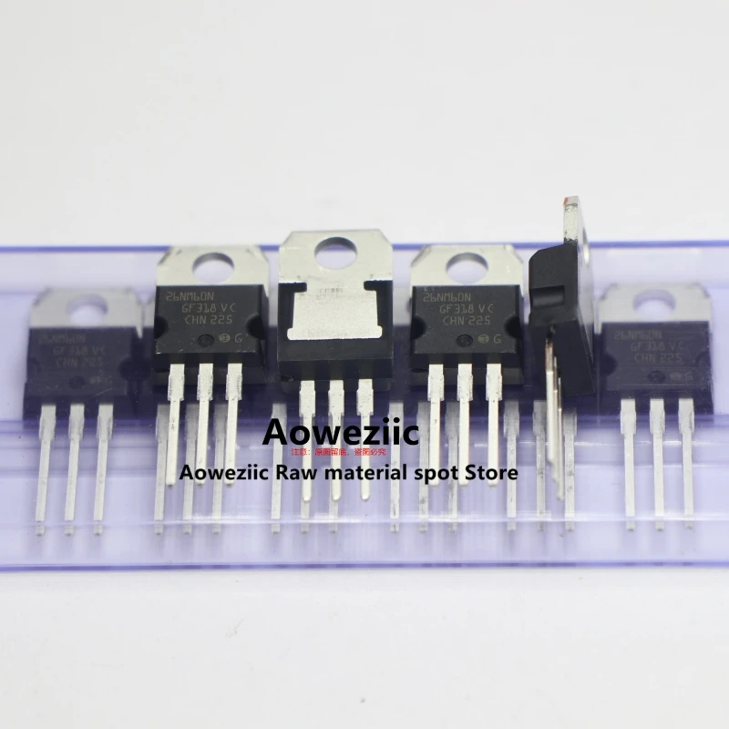 Aoweziic   2022+  100% New Imported Original  STP26NM60N P26NM60N  TO-220  N-channel MOS FET   20A  600V