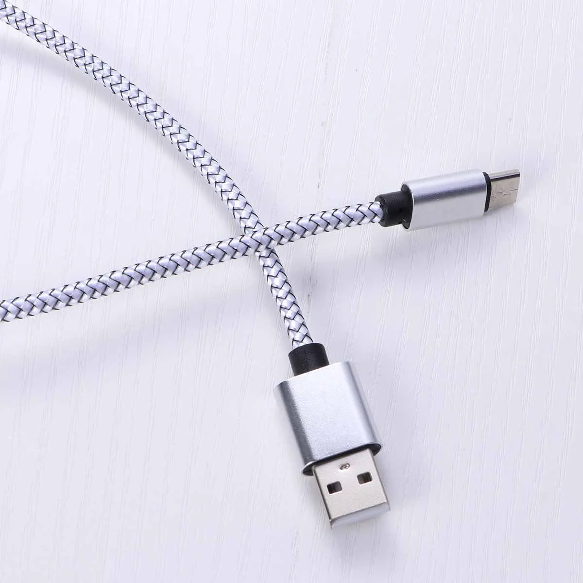 

2M Usb Type C Nylon Braided 2.0A Fast Charging Data Sync For Galaxy Note S8 Plus P9