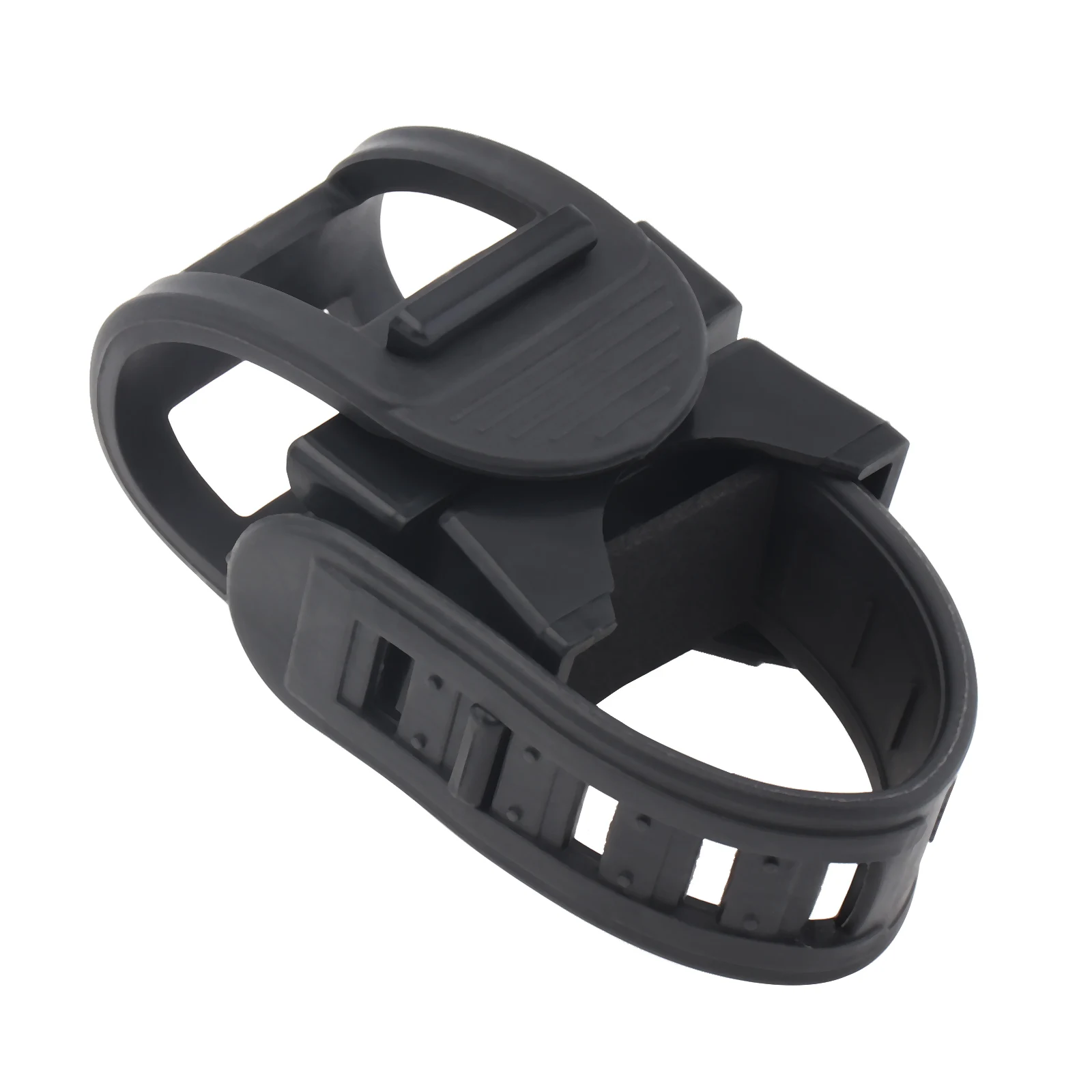 Universal 360 Degree Adjustable Rubber Straps Bicycle Flashlight Clamp Headlight Holder for  LED Flashlights