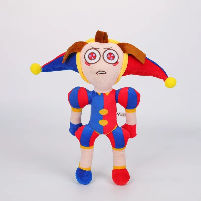 Muñeco de peluche de circo Digital, juguete de Anime, payaso de dibujos animados, muñeco de peluche suave, regalo divertido de cumpleaños y Navidad,