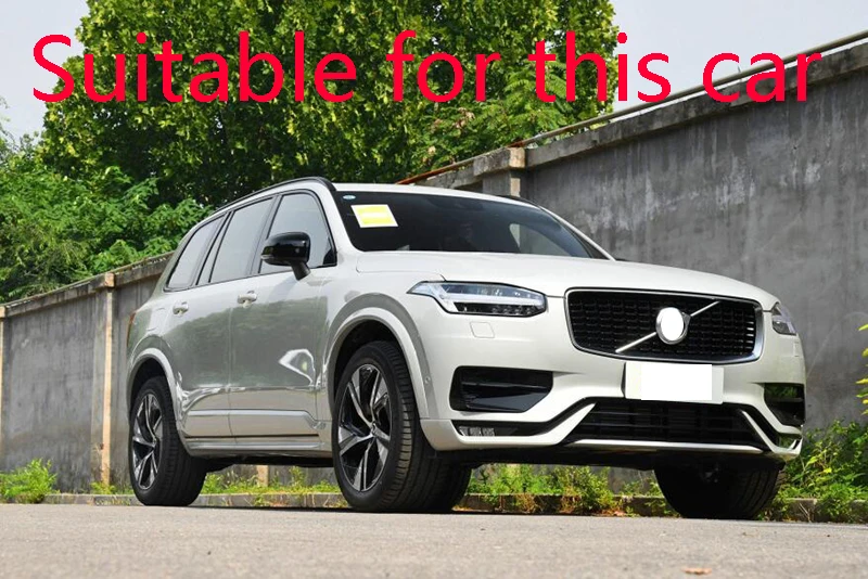 For Volvo XC90 Aluminum+Canvas Rear Cargo Cover privacy Trunk Screen Security Shield shade Accessorie