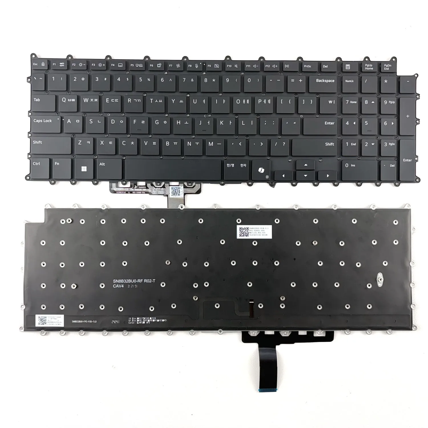 

Korean Backlit Laptop Keyboard for LG Gram 17Z90TP, 17Z90TP-G.AAB4U1, 17Z90TP-G.ADB7U1, 17Z90TP-G.AL88C Series