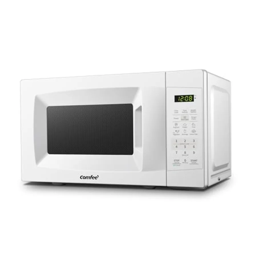 

EM720CPL-PM Countertop Microwave Oven with Sound On/Off ECO Mode and Easy One-Touch Buttons 0.7 Cu Ft/700W Pearl White