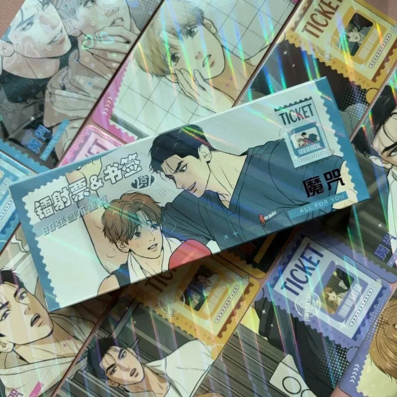 

Новые 40 шт./лот корейские манга-карточки с персонажами 2D-анимации, лазерные билеты-закладки, коллекционные карточки, открытки