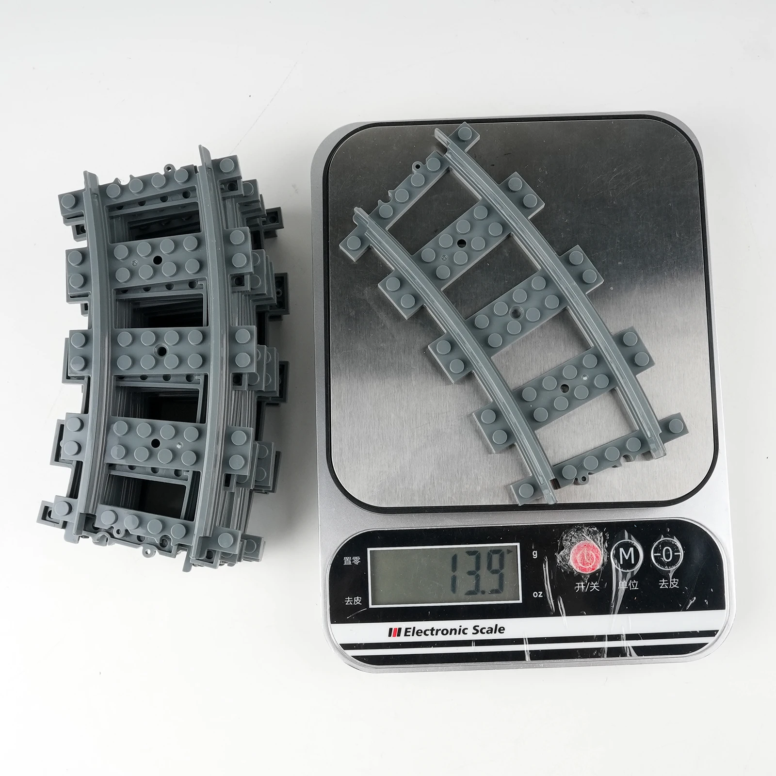 53400 قطعة من مكعبات البناء لسكة حديد المدينة، مسارات منحنية ناعمة، ألعاب سكك حديدية إبداعية بتحكم عن بعد