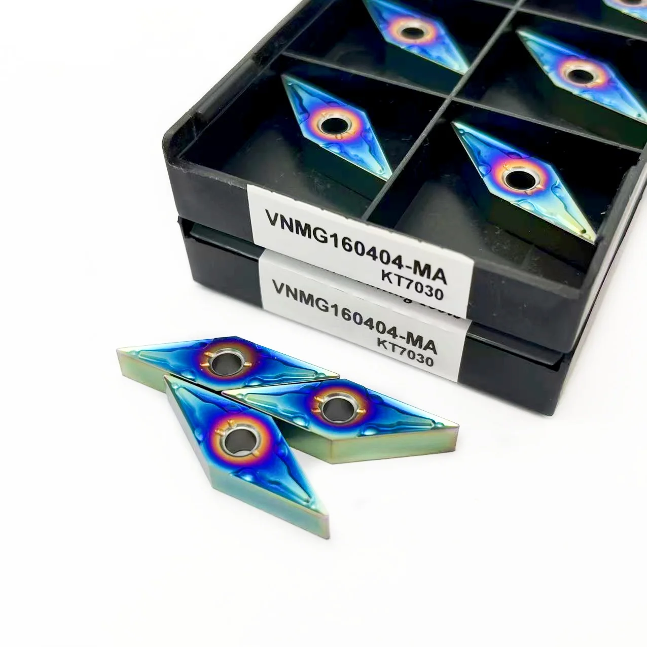 High Quality Carbide Insert VNMG160404 VNMG160408 Turning Tool Blue Flame Series CNC Milling Blades VNMG 160404/160408 Internal