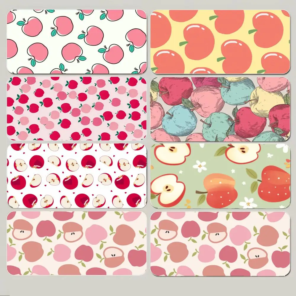 

Stylish Colourful Apple Pattern Style Mouse Pad Large Gaming Mousepad with Thick Stitched Edge Non-Slip Desk Mat