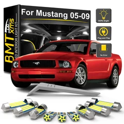 BMTxms 8Pcs Canbus Car LED Interior Lights Bulb Kit For Ford Mustang 2005 2006 2007 2008 2009 Vehicle Reading Dome Trunk Lamp