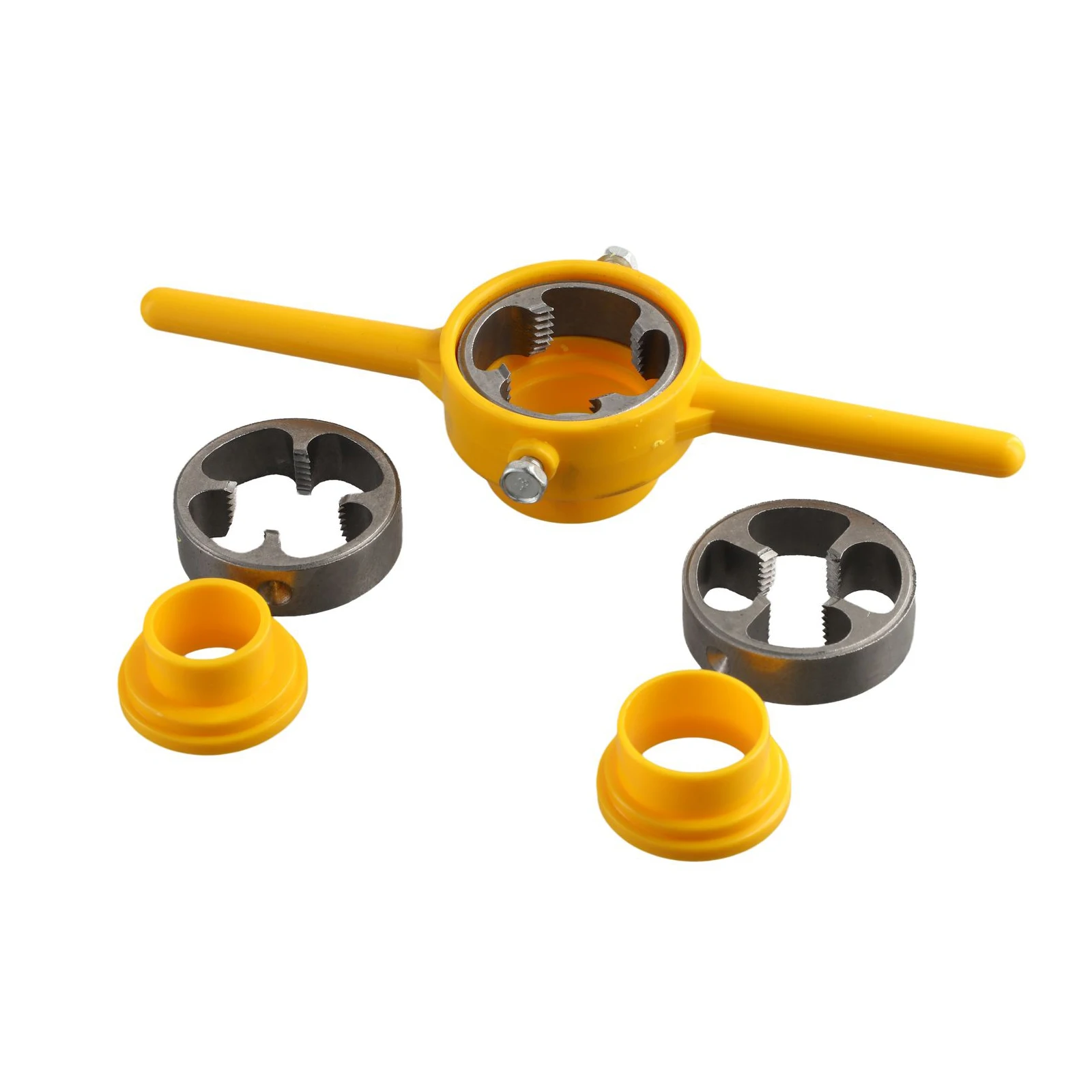 Filettatura Strumento Maker Infila Tubi 33mm Diametro Superiore 50mm Diametro Inferiore NPT Filettatura Plastica/lega Giallo Pratica Plastica 1/2