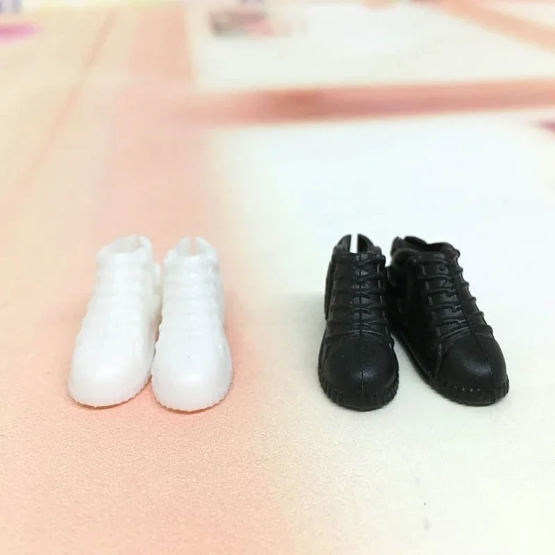 4 Pairs 1/6 Doll's Shoes for 30cm Bjd Doll Flat Football Style Casual Shoes Dress Up Girl Toys Play House Dolls Accessories