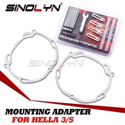 Mounting Frames Adapters For Reflector Headlight For Hella 3R G5 Bi Xenon Bi LED Projector Lens Bracket Car Accessories Retrofit