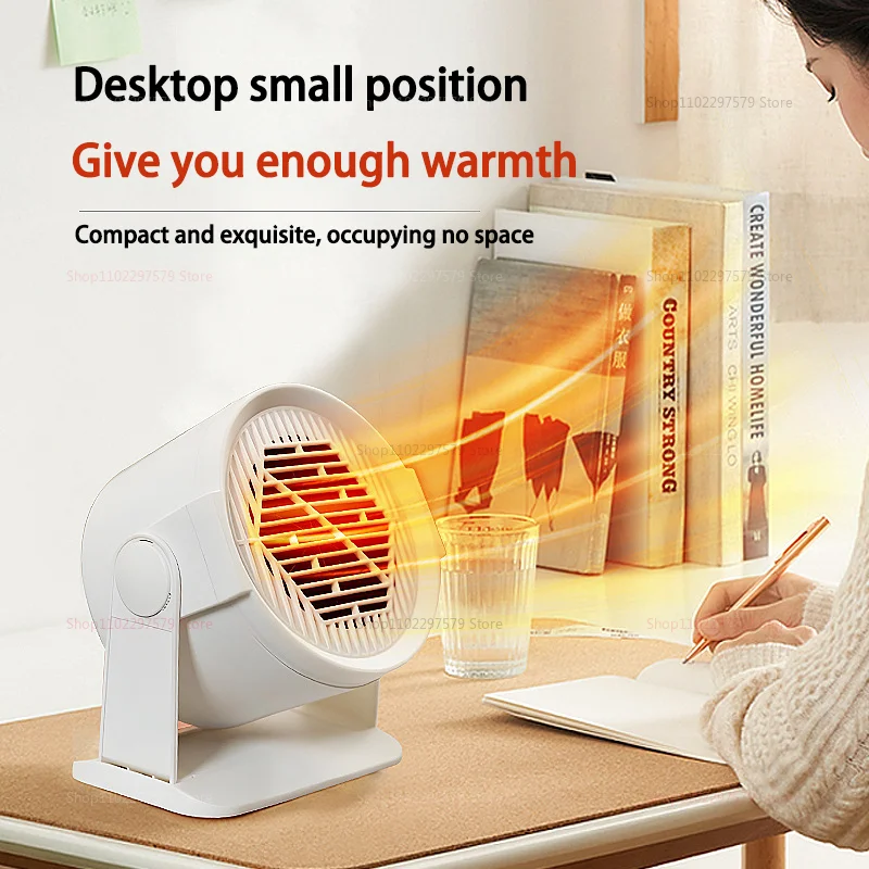 Portable Electric Foot Warmer Heater Small Energy Saving Air Blower Household Instant Warmth Compact Foot Heating Device