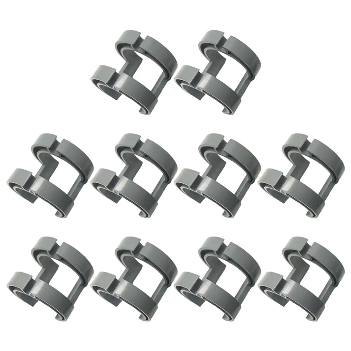 AAAL 10PCS Sprays Suction Pipe Retainer Clips for Storing Various Sprays Suction Integrated Cleaning Machines Pipe Camps 32MM