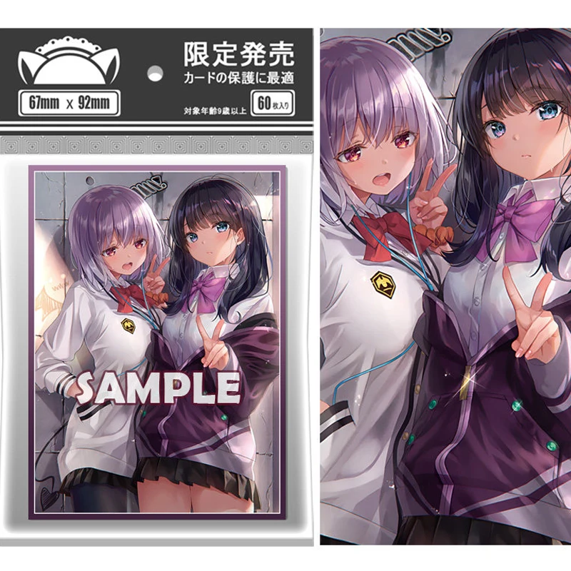 60-pecas-conjunto-ssssgridman-takarada-rikka-shinjo-akane-capa-protetora-para-cartoes-de-jogo-de-anime-67-92mm-presente