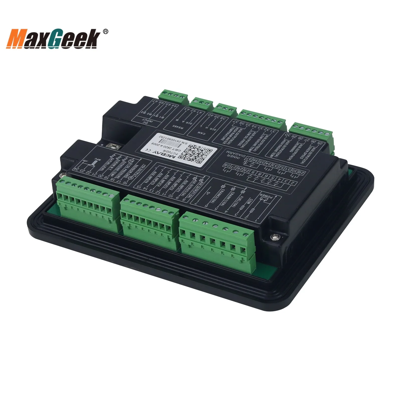 Maxgeek-MEBAY وحدة تحكم مضخة الحريق ، وحدة تحكم المولد المستخدمة لوحدات مضخة الحريق ، مدفوعة بمحركات الديزل ، fc70der