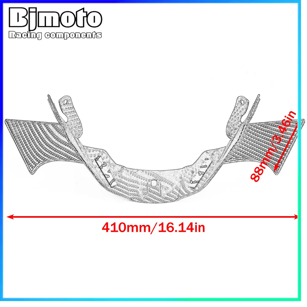 MT07 Winglets Tip Wing Protector Cover fairing Small wing spoiler Aerodynamic For Yamaha MT 07 MT-07 2025-2026 - view 3