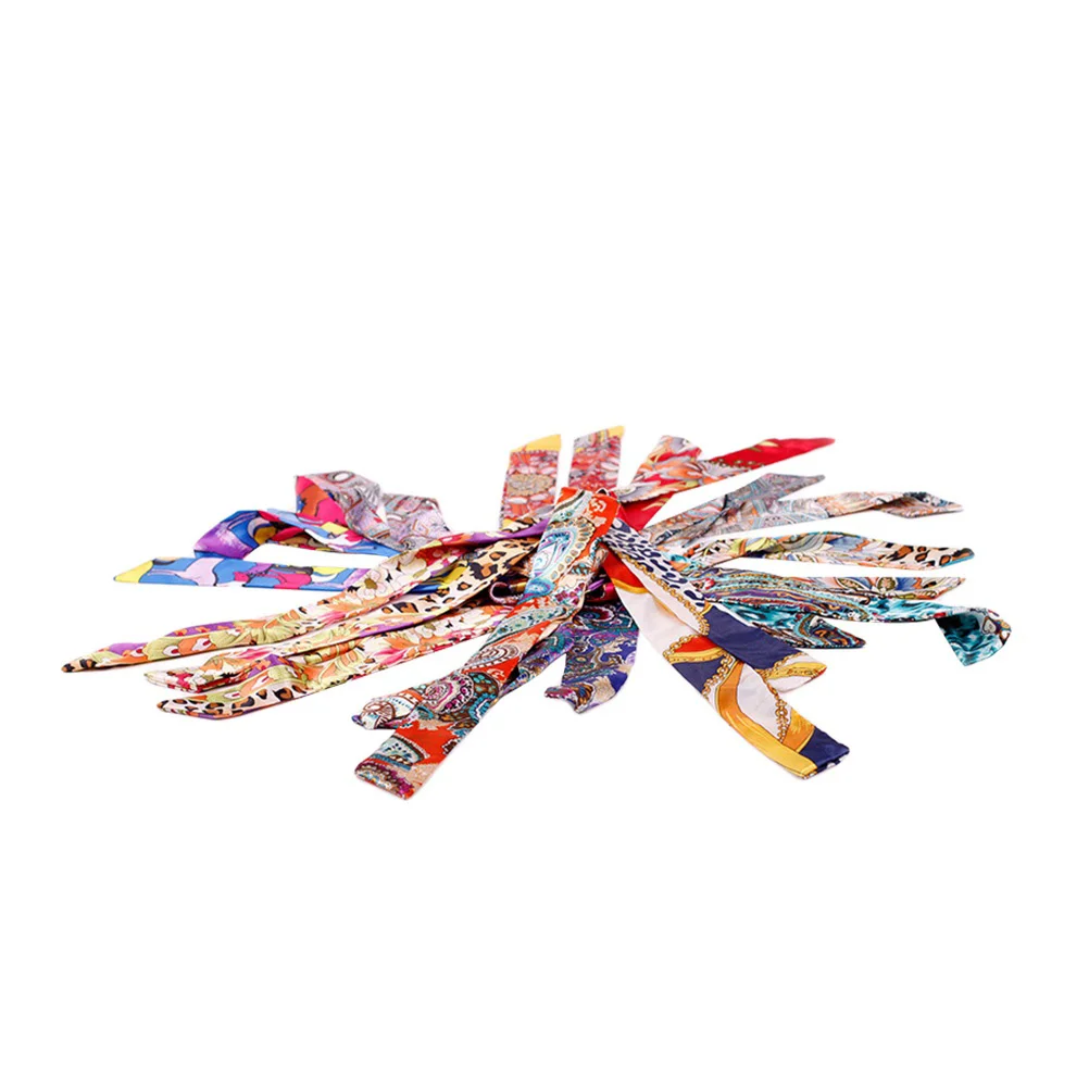 6 Pcs DIY Purse Scarf Purses Handbag Handle Scarves Winter Straps for Handbags Ribbon