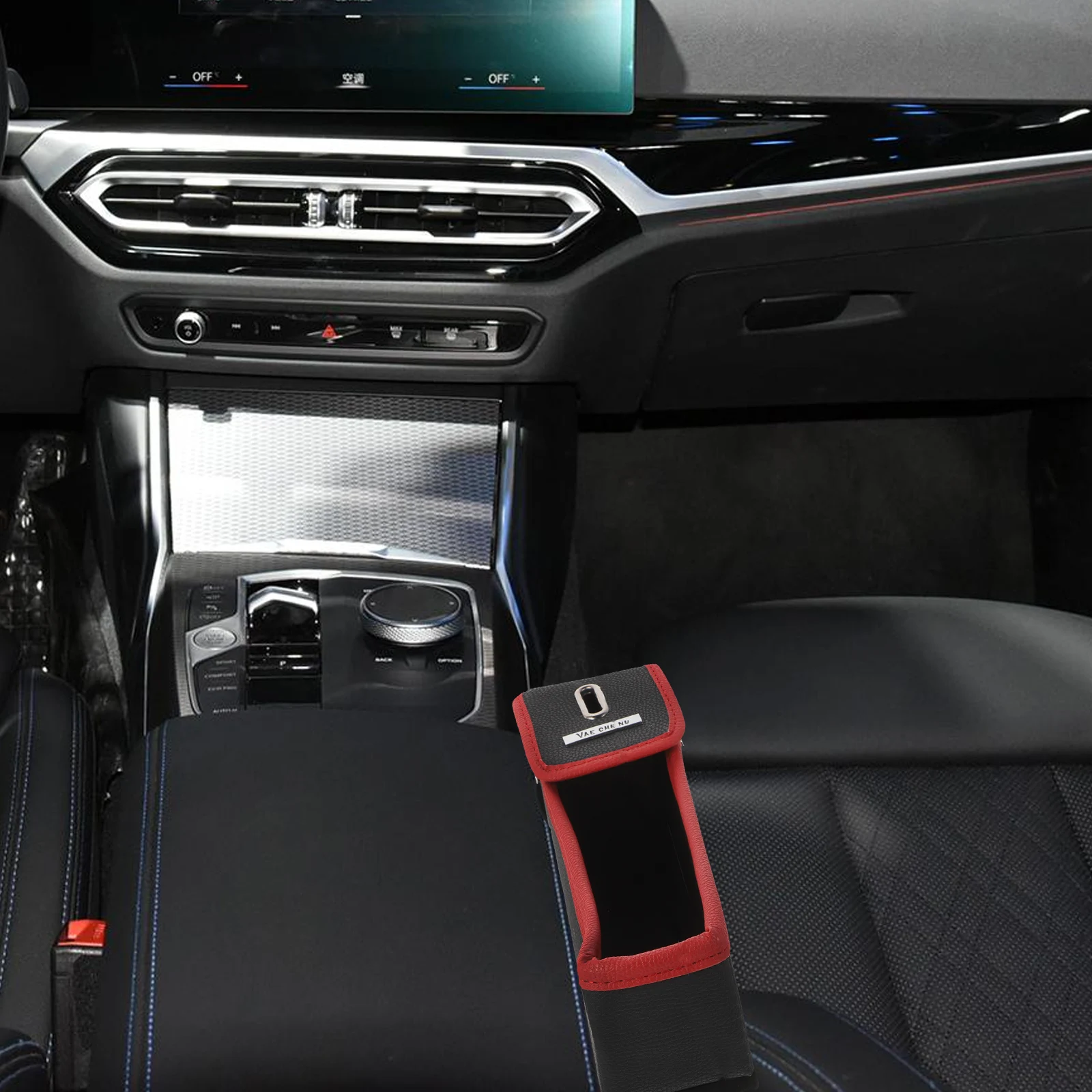 

Car Seat Storage Box Cup Holder Side Pocket Gap Filler Case Premium Material Organize Coins Keys Phone Wallet Car Interior