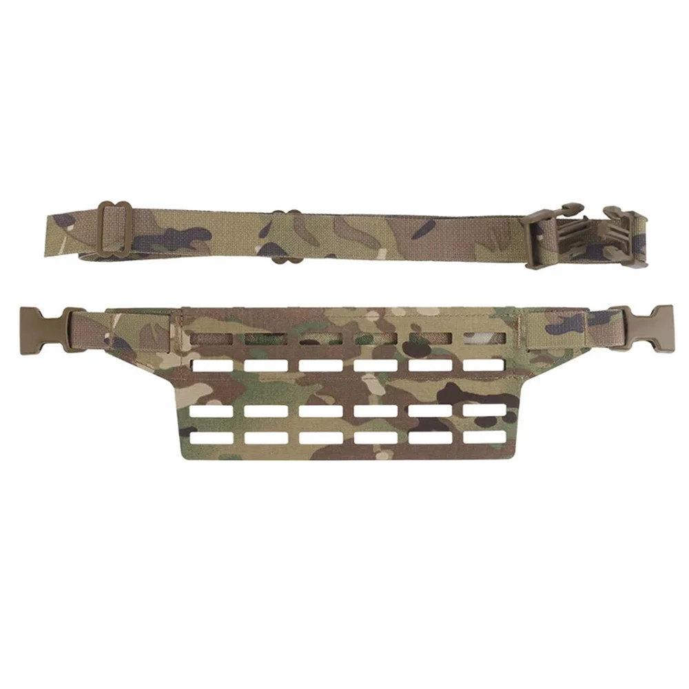 Bodypack camouflage adapter board with 6 compartments and multiple mounting methods, MOLLE mounting for multi-purpose expansion