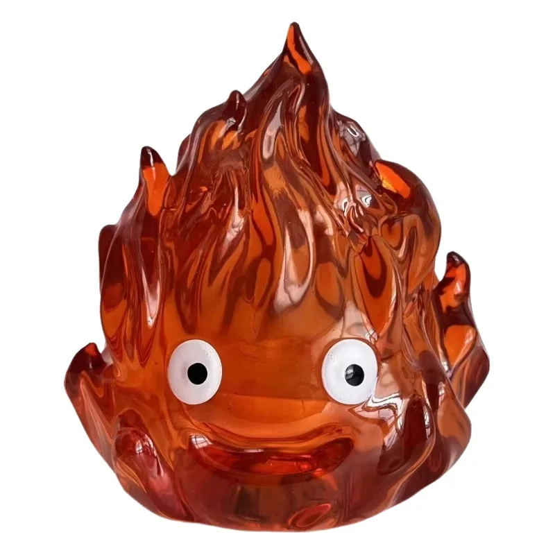 Figuras de Anime Luminosas de Cinco Colores de Flame Calcifer, Modelo del Diablo de Fuego de Hayao Miyazaki, Muñeco Coleccionable, Regalos de Navidad
