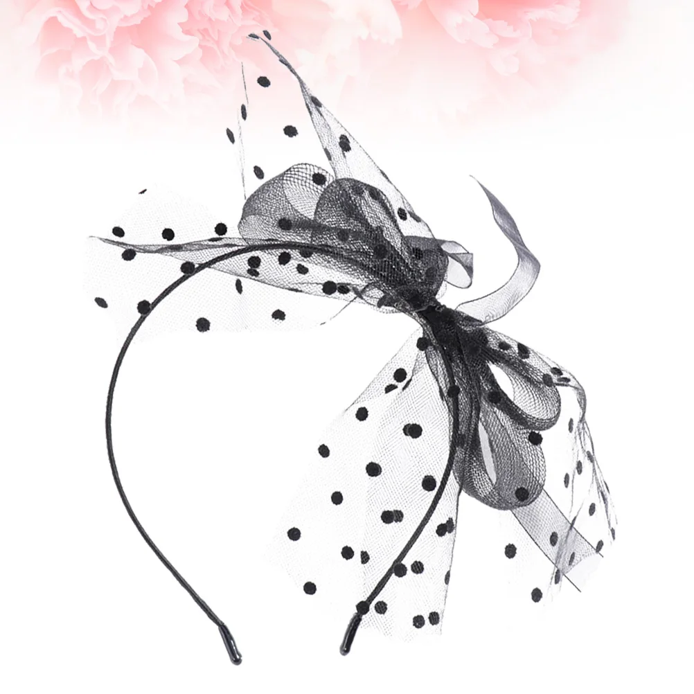 

Cute Black Bow Lace Headband Large Unique Shape Women Hair Decoration Party Wear Fashion Hairband Accessory Daily Use For School