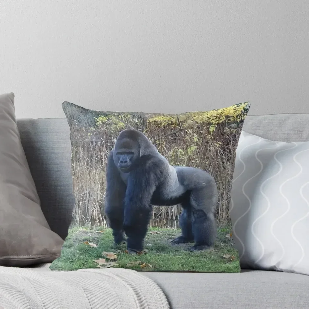 

Sexy Gorilla in the garden Throw Pillow pillow pillowcase Cushions Cover anime girl pillow