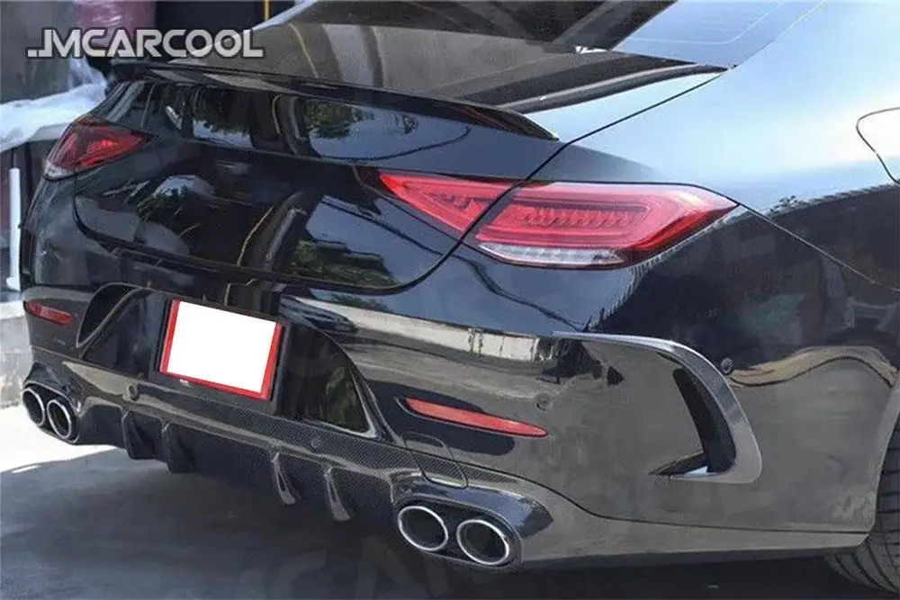 Carbon Fiber Rear Spoiler Wing For Benz CLS Class W257 CLS260 300 350 450 CLS53 AMG 2019 UP