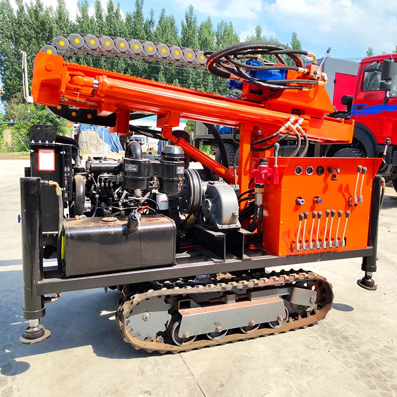 

Customized factory direct sales 200m water well drilling rig with motorized mud pump core components at preferential prices