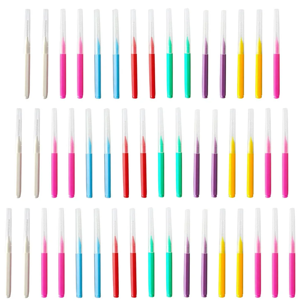 80 قطعة فرش بين الأسنان منظف الأسنان المحمولة أداة العناية بالفم لمنع تجويف التنفس الطازج فرشاة بين الأسنان تقويم الأسنان #1