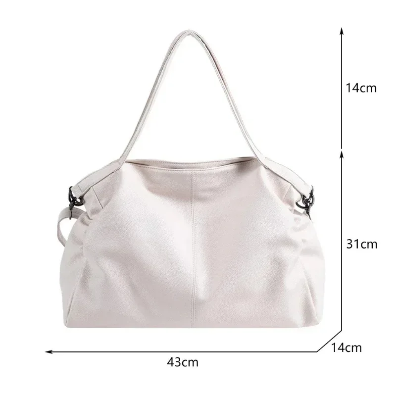 CGCBAG Luxury Women's Tote Bags Designers 2026 New Casual Lage Capacity Shoulder Bag High Quality PU Leather y2k Handbags