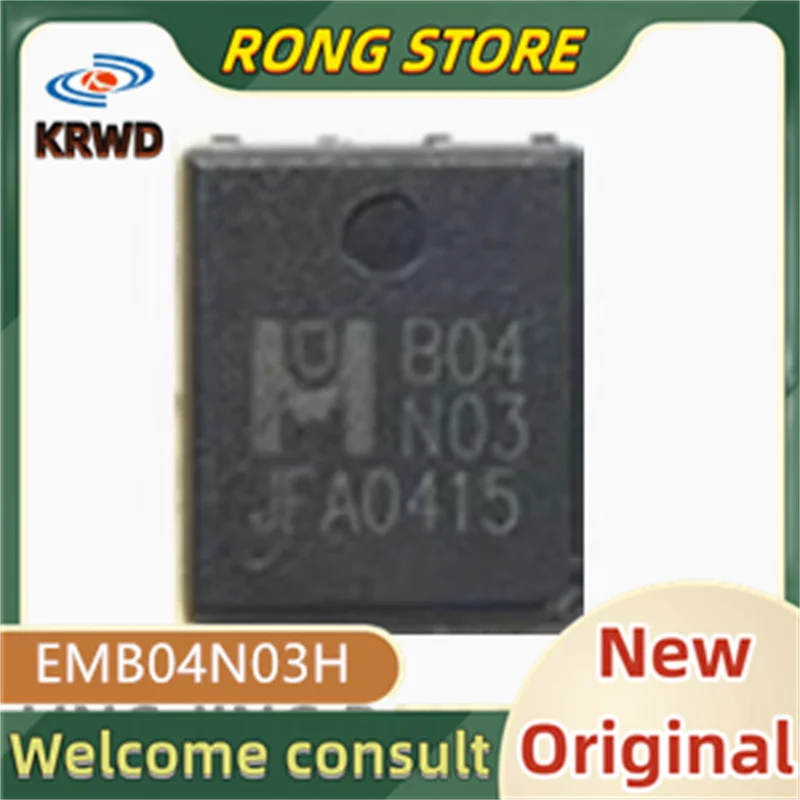 10PCS B04N03 B12N03 New and Original Chip IC EMB12N03H EMB04N03H QFN