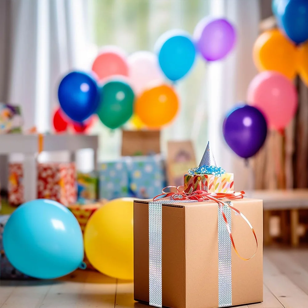 شريط ليزر ثلاثي الأبعاد، شريط زخرفي لامع ذاتي اللصق، تغليف هدايا الحفلات، ملصقات ذهبية وفضية ذاتية الختم