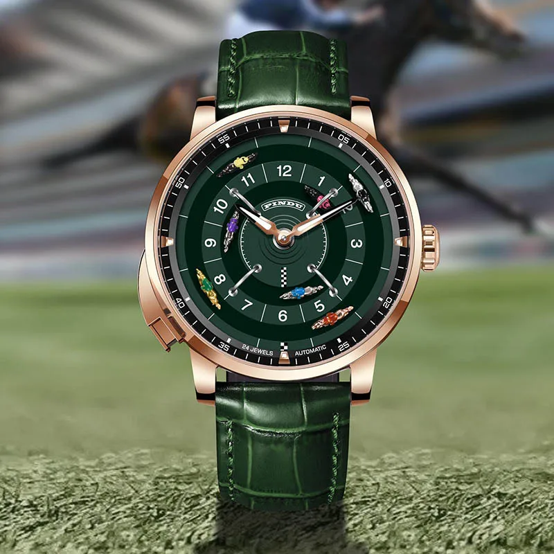 Pindu Horse Gambling Series Men's Full Automatic Mechanical Watch European Racing Roulette Entertainment Design Party Watch