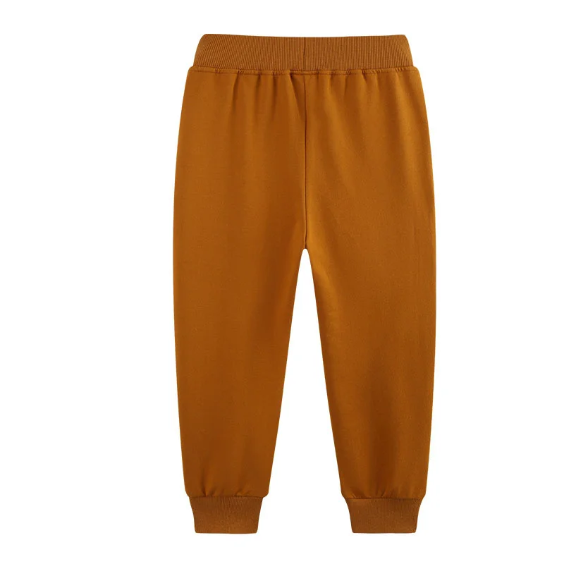 Jumping Meters 2-7T Hallowween Boys Sweatpants Tiger Lion Girls Pants Full Length Children's Clothes Drawstring Kids Trousers