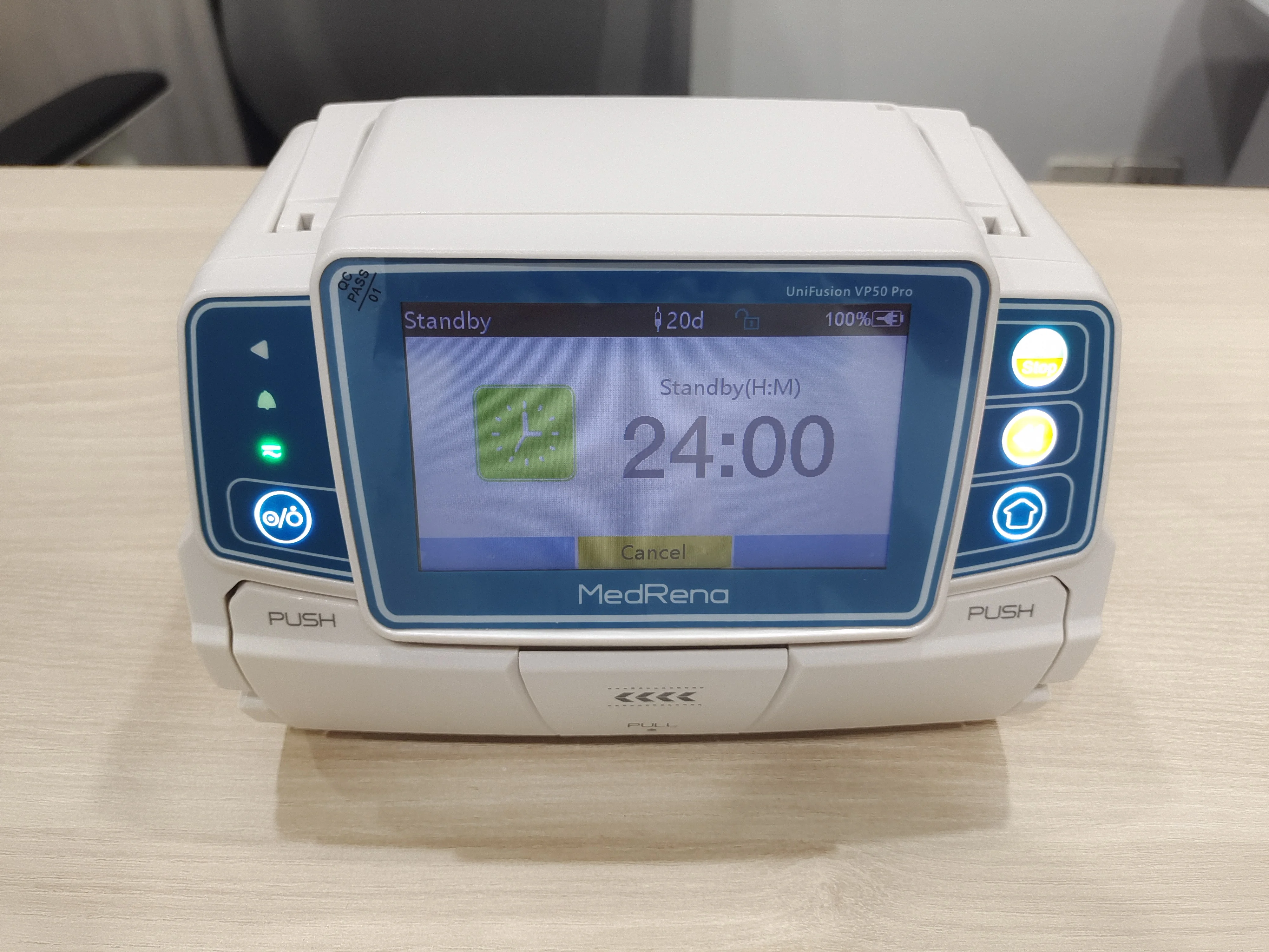 UniFusion VP50Pro Infusion Pump MedRena UniFusion Hospital ICU Infusion Pump With 4.3 Inch Color LCD Touch Screen for Human Use