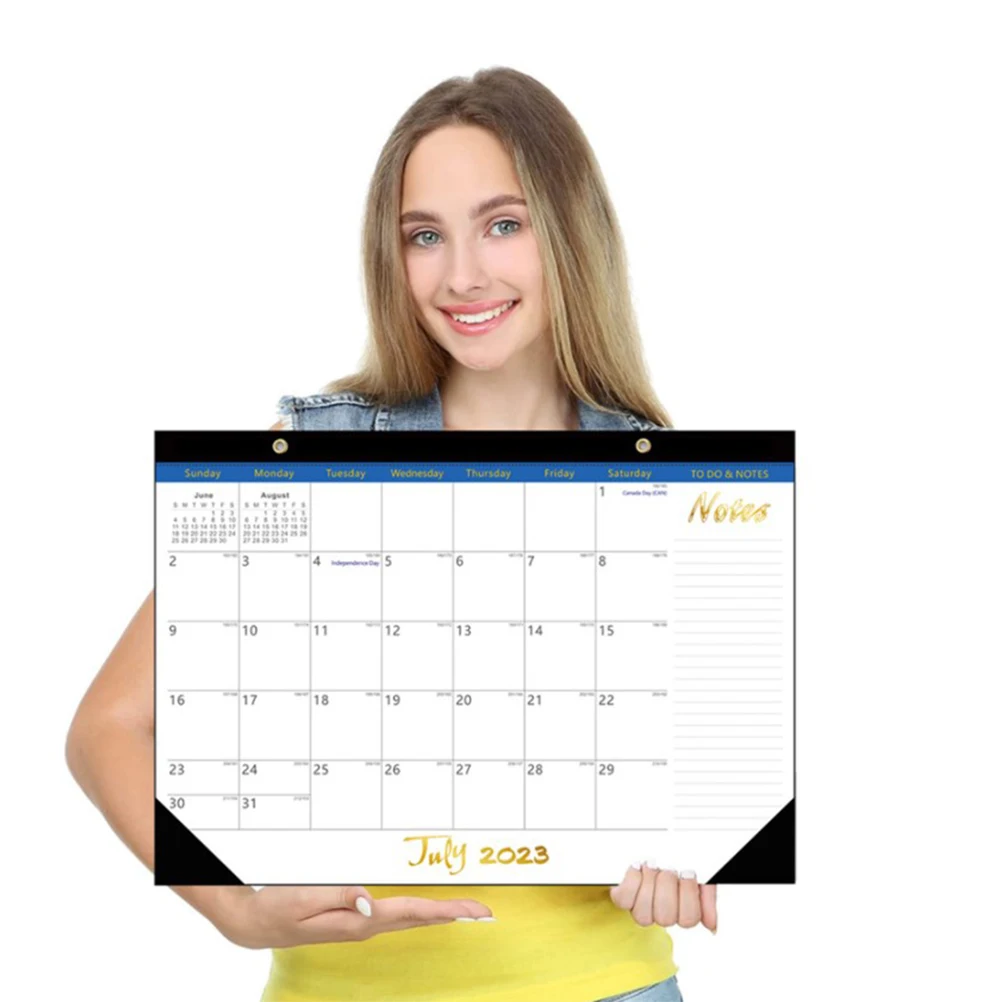 

2024 Wall Calendar 120g Paper Material Household Daily Room Calendars Office Use Monthly Planner 2023 Holiday