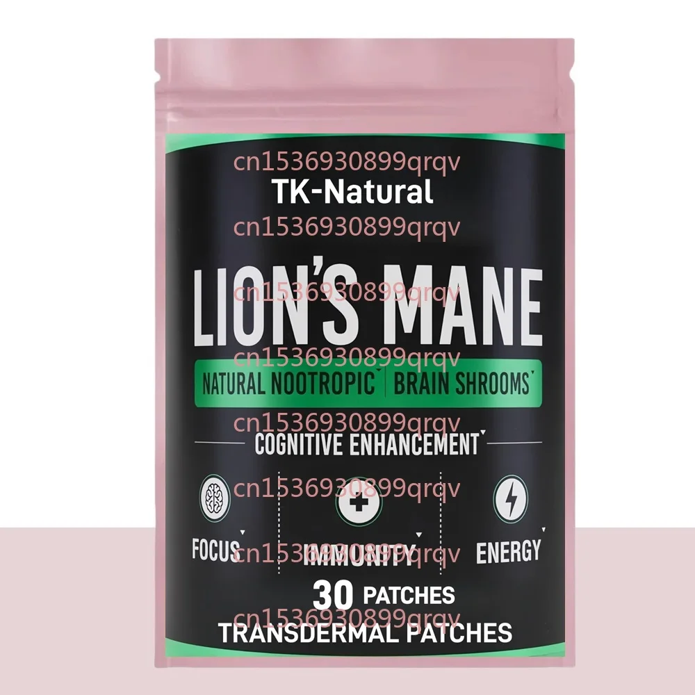 

30 трансдермальных пластырей с экстрактом гриба Львиная грива для улучшения когнитивных функций и концентрации внимания