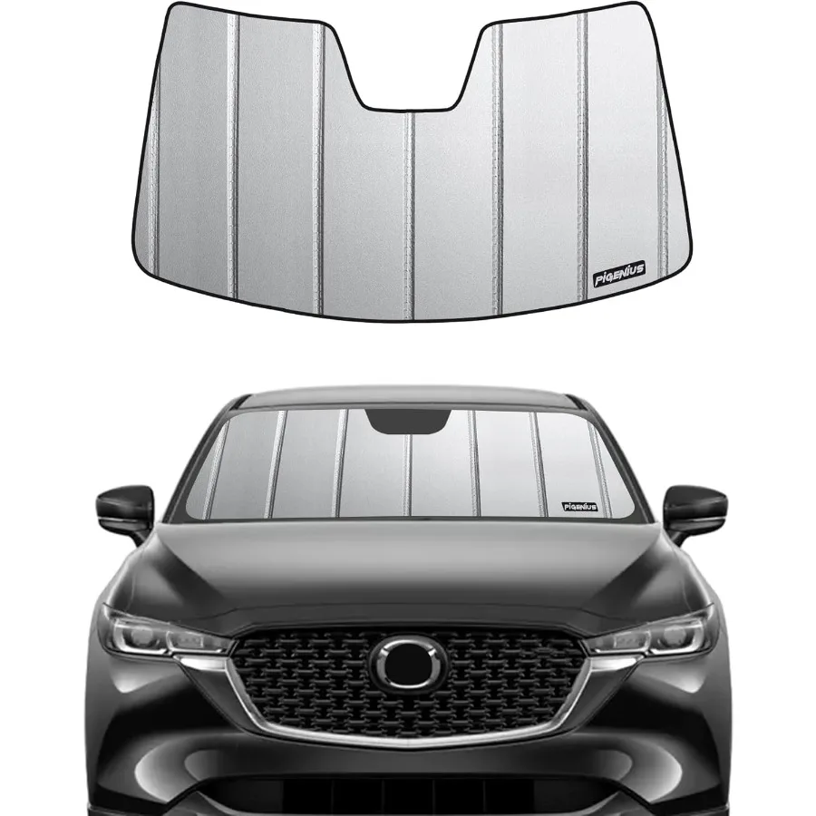 

Солнцезащитный козырек на лобовое стекло для Mazda CX5 20172025, солнцезащитный козырек на переднее окно, защита от жары и ультрафиолета, простая установка, прочный