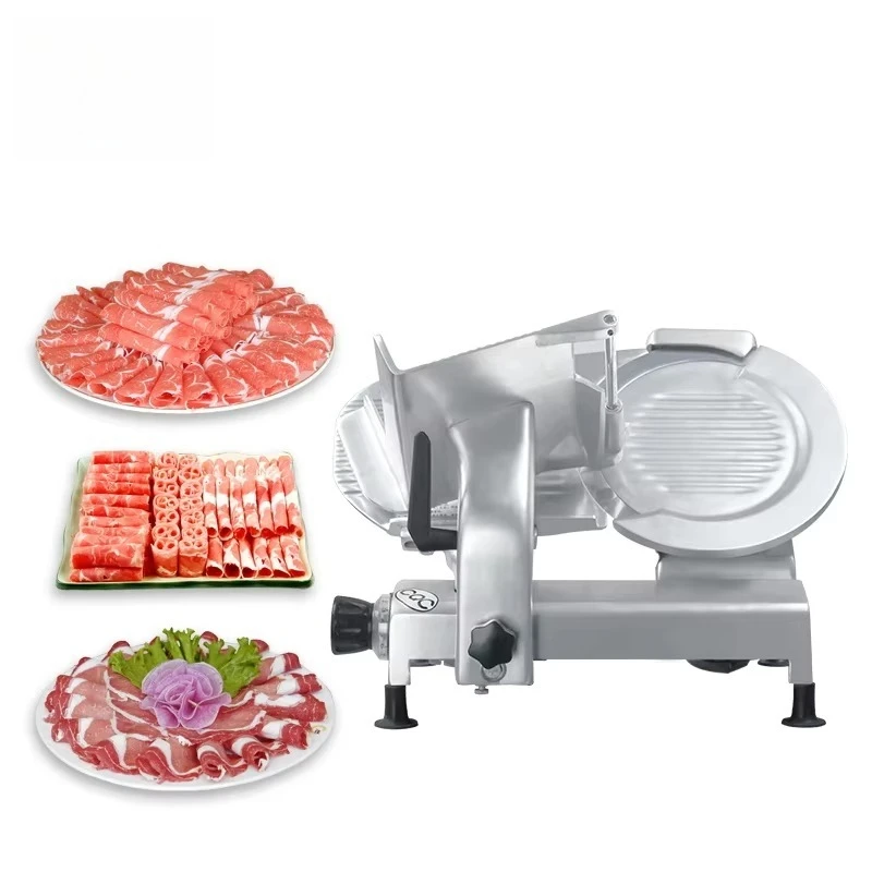 Economical and easy to operate semi-automatic meat cutter slicer bacon slicer for sale