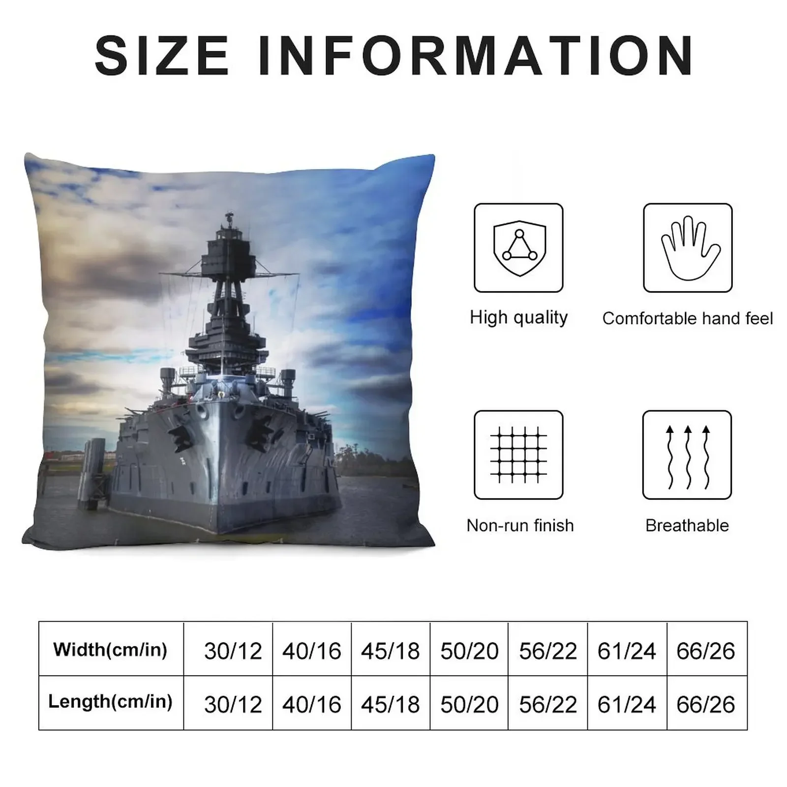 Battleship USS Texas Throw Pillow christmas supplies Couch Pillows luxury sofa pillows pillow