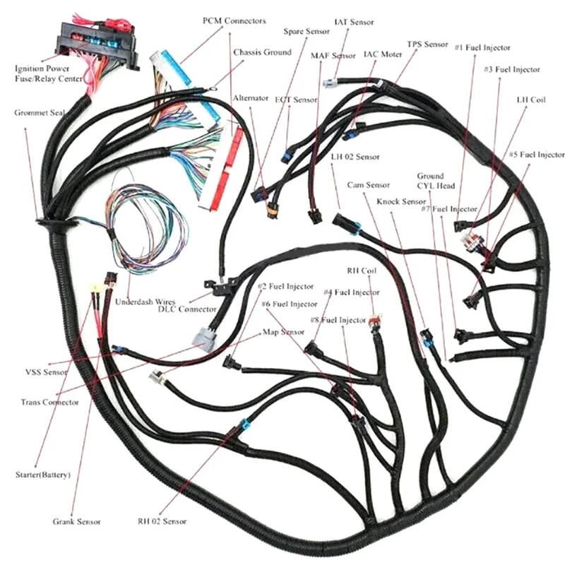 

Car Engine Wiring Harness For GM S1 T56 DBC4.8L 5.3L 6.0L T56 Engine 1997-2006 Transmission Wiring Harness