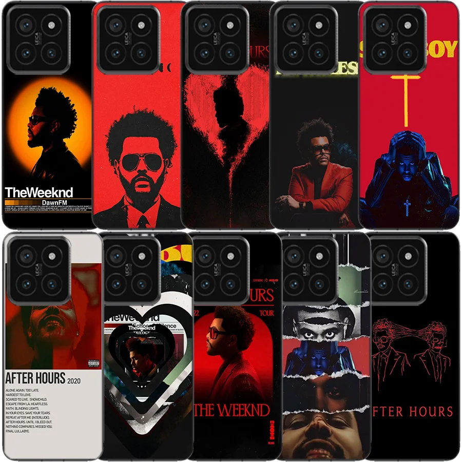 The Weeknd Minimalist Poster Clear Phone Case For Xiaomi Poco X6 X5 X7 Pro X4 X3 NFC F4 GT F6 F5 F3 M5 M5S M4 M3 Pro F2 F1 TPU P