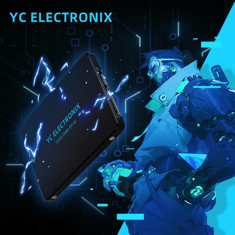YC ELECTRONIX 2.5" SATA 128GB 256GB 512GB 1TB Solid State Drive SSD