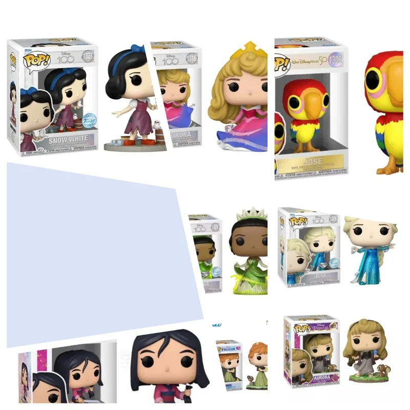 

In Stock FUNKO POP Original Disney Cinderella Snow White Sleeping Beauty Tiana Elsa Can Use Figure Model To Collect HolidayGifts