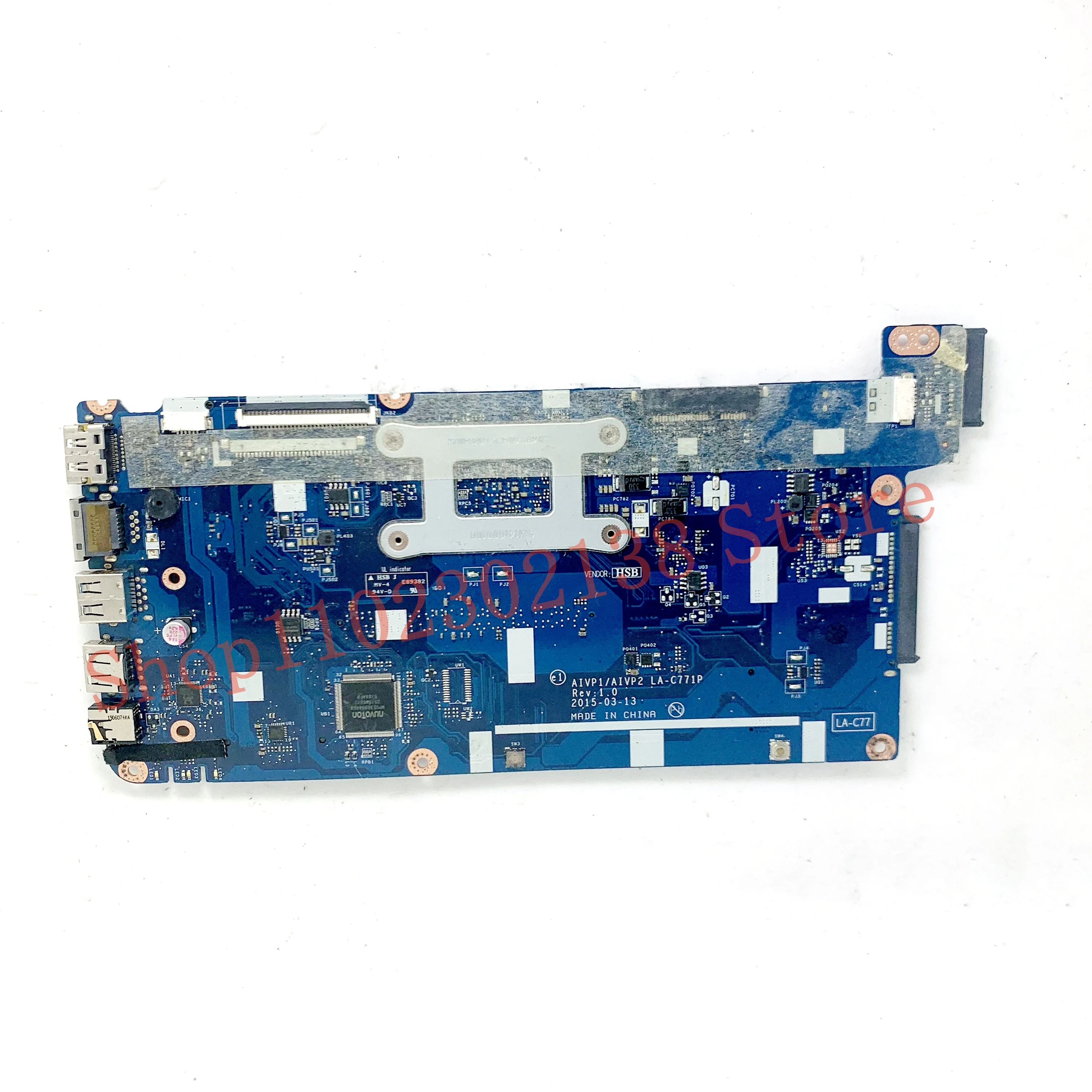 AIVP1/AIVP2 LA-C771P W/SR1YJ N2840 CPU High Quality Mainboard For Lenovo IdeaPad 100-15IBY Laptop Motherboard 100%Full Tested OK