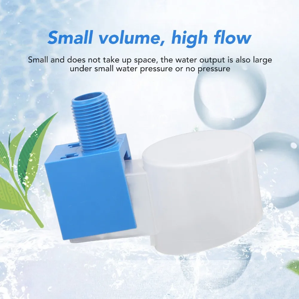 ABS Water Level Control Valve Top Water Inlet G1/2 External Thread Water Tower Interior Valve Easy Install Side Water Inlet