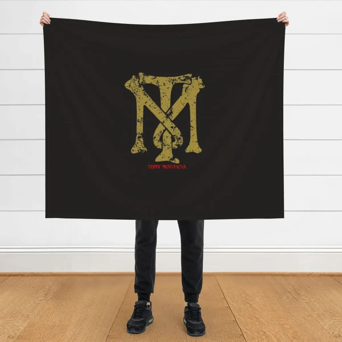

Montana-Scarface Throw Blanket For Sofa Thin Hairys Loose Blankets