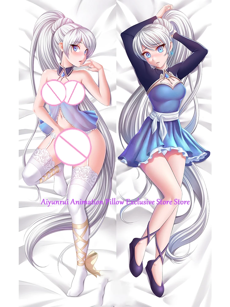 

Anime Pillow Cover Dakimakura Weiss Schnee Double-Sided Print Life-Size Body Pillows Cover Adult Case Bedding Gifts