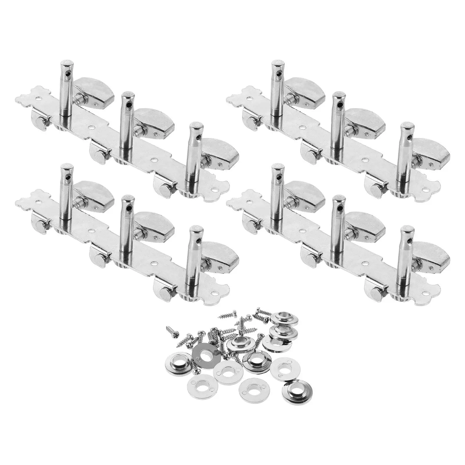 

2 комплекта гитарных колков для настройки, гладкие, точные, регулируемые, со стабильным звуком, заменяемые, полузакрытые машинки для электрогитар