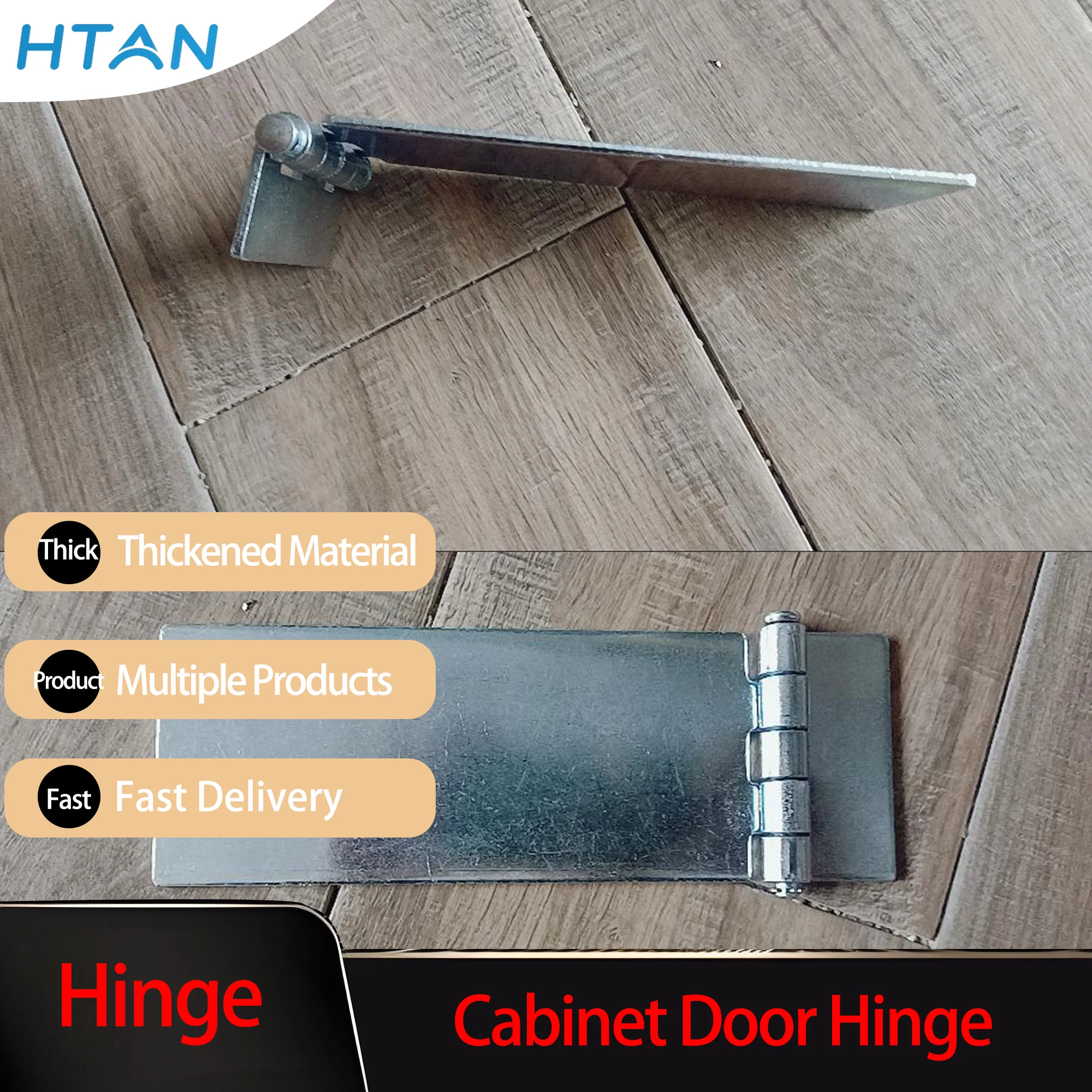 

3pcs Large Extended Asymmetric Iron Hinge Non Perforated Welded for Industrial Machinery Automation Equipment Door Hinge